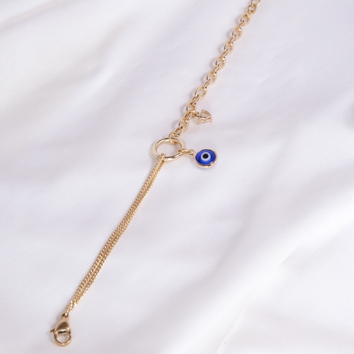 Premium Nazar Boncuk Detaylı Rose Bileklik