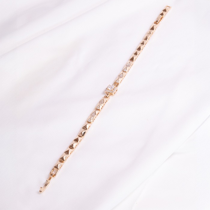 Premium Zirkon Taş Detaylı Rose Bileklik