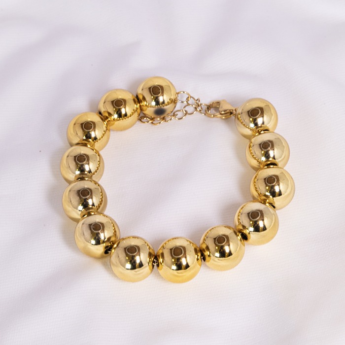 Çelik Gold Topçuk Bileklik